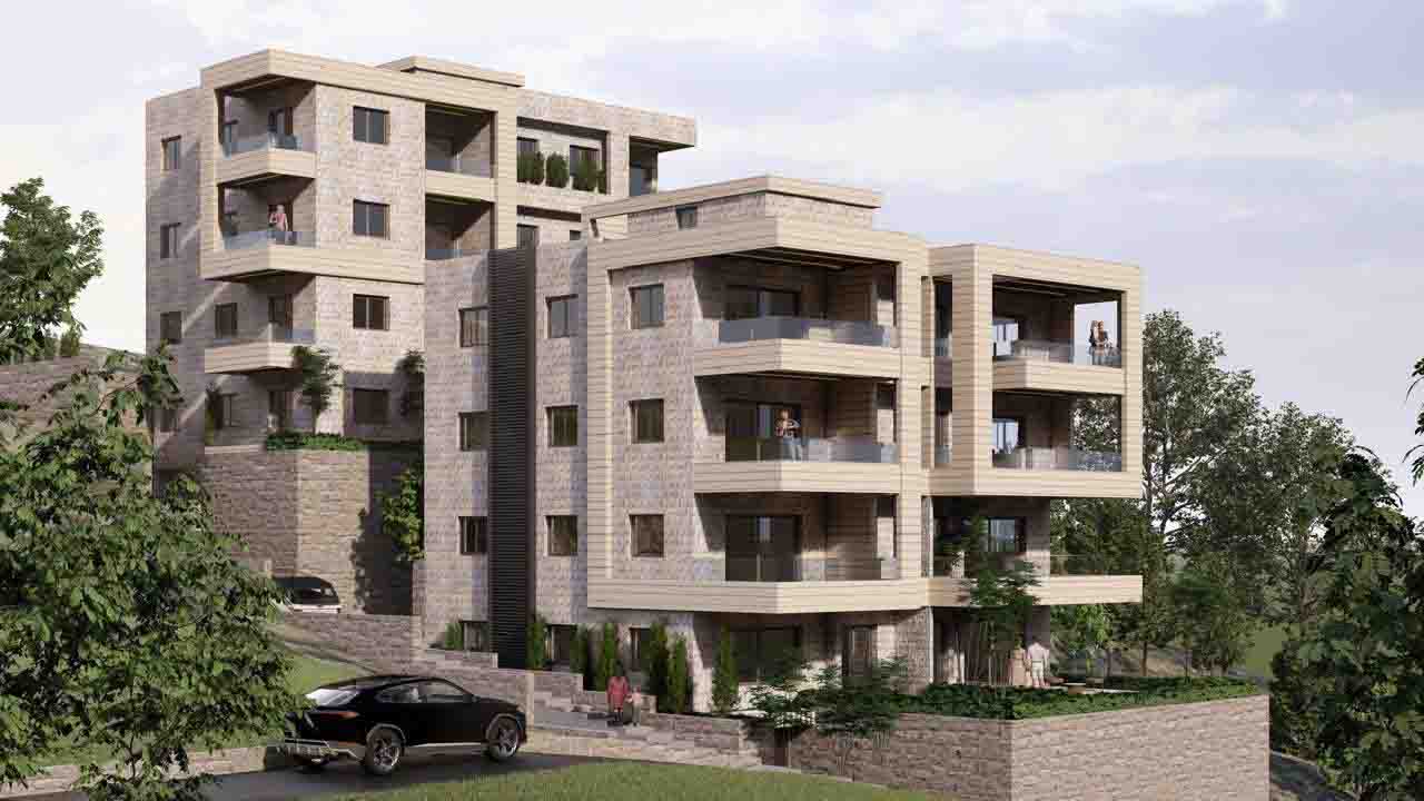 2 bedroom apartment in jbeil for $92000
